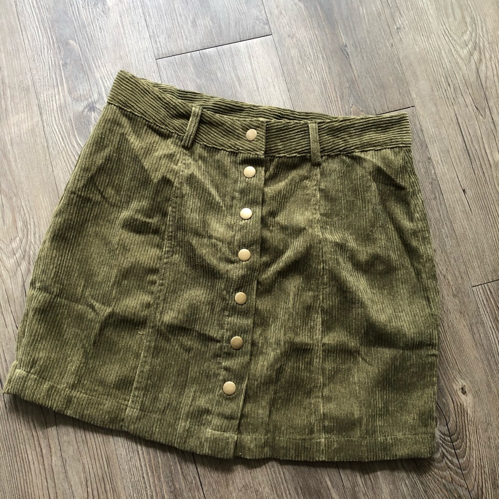 Corduroy Skirt